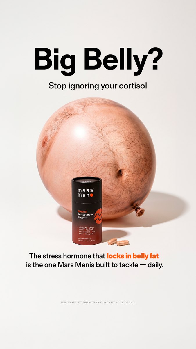 Mars Men: Crush Cortisol. Lose The Gut.