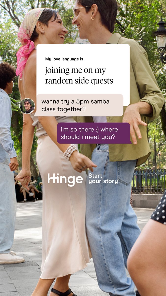 Hinge: Spark something real.