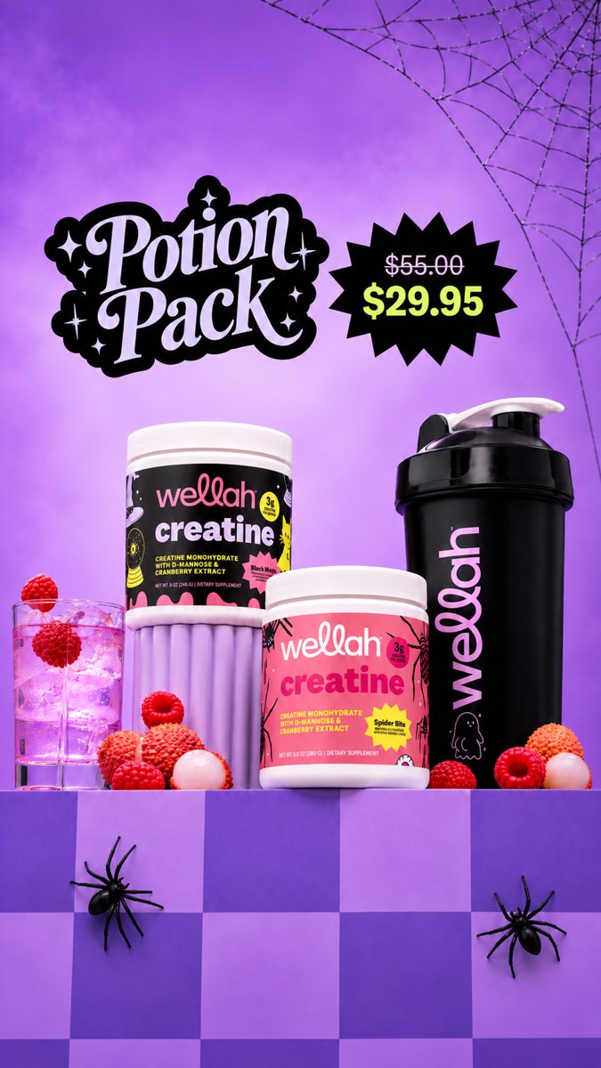 Wellah: Your Halloween Creatine Stock-Up 🎃