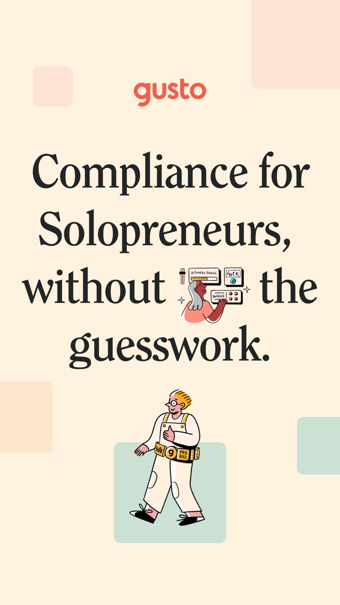Gusto: Make paying yourself stress-free