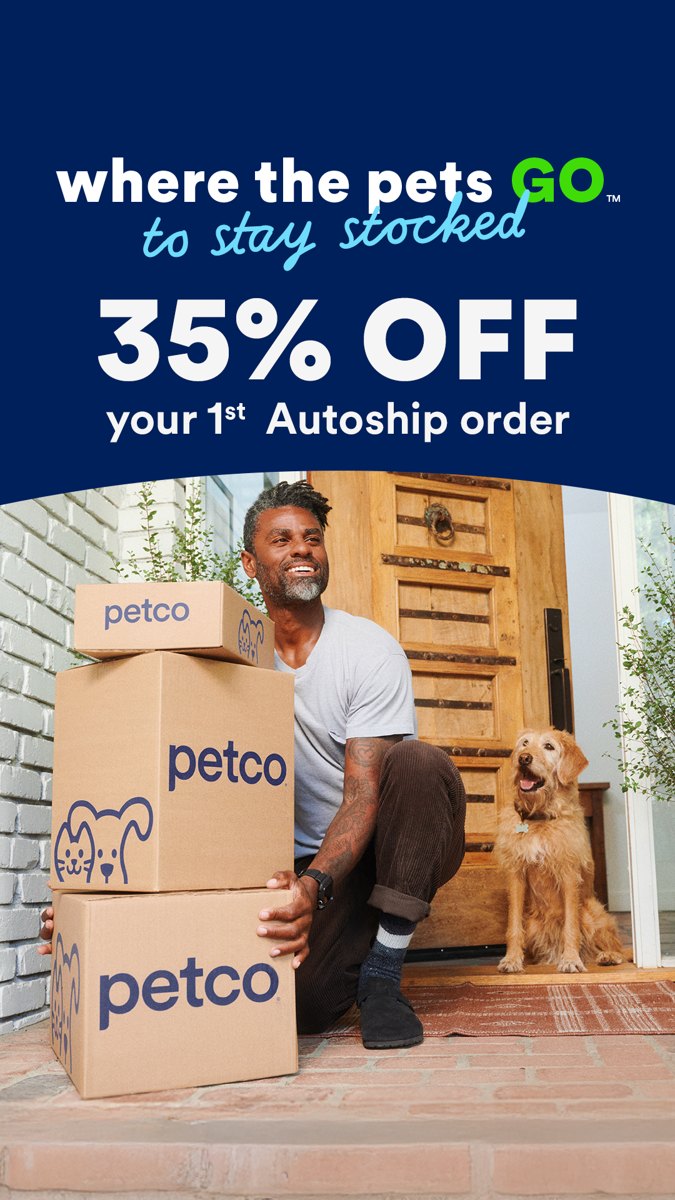 Petco: 35% OFF your first order