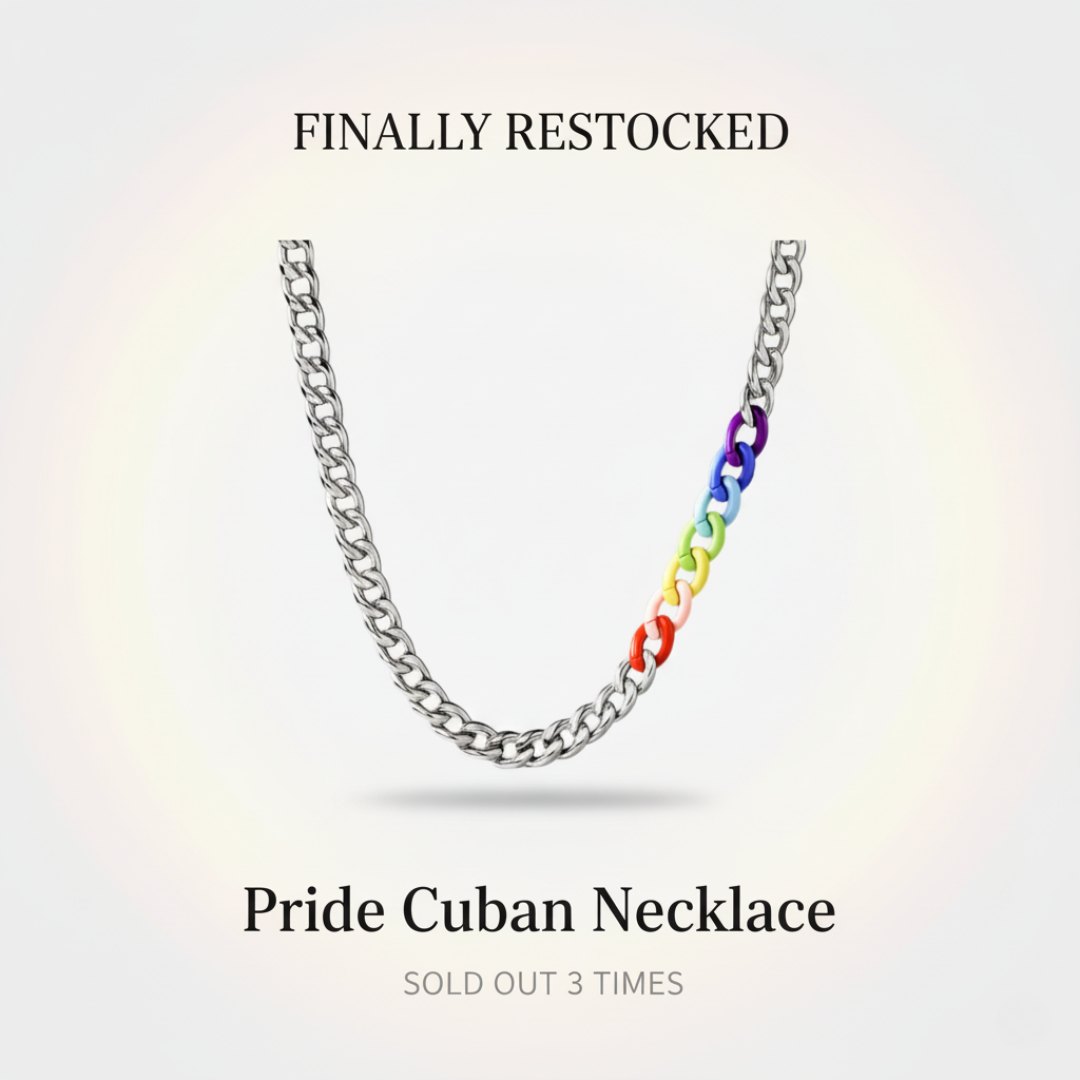 Pride Stance : 🏳️‍🌈 Pride Cuban Necklace