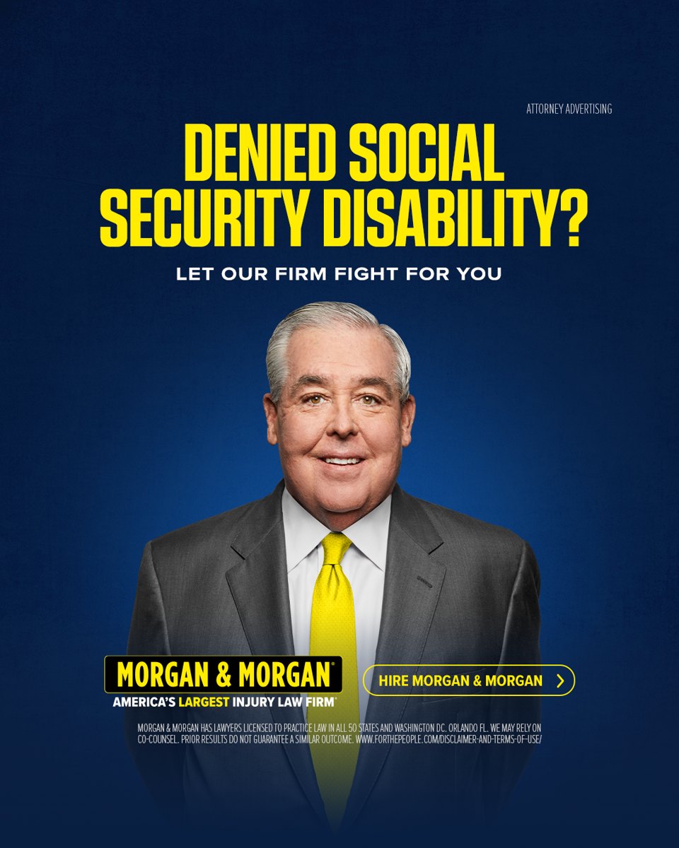 Morgan & Morgan: Denied Social Security Disability Benefits?