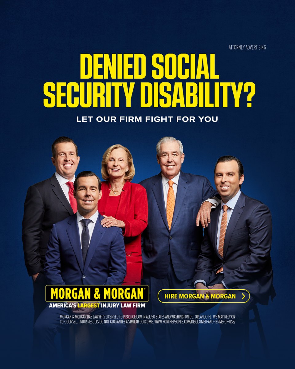 Morgan & Morgan: Denied Social Security Disability Benefits?