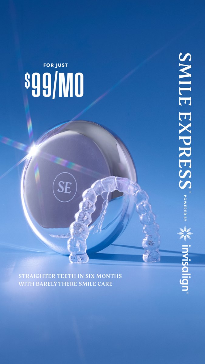 Smile Express: Just $99/mo and $99/down