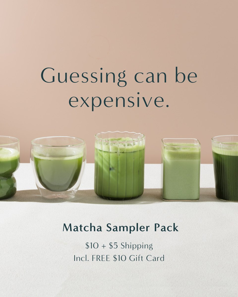 Naoki Matcha: Naoki Matcha Sampler Pack Offer