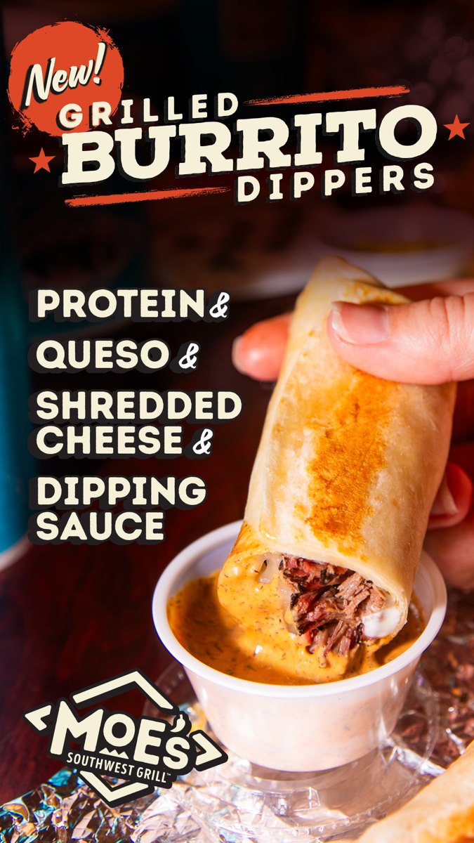 Moe's Southwest Grill: New Grilled Burrito Dippers