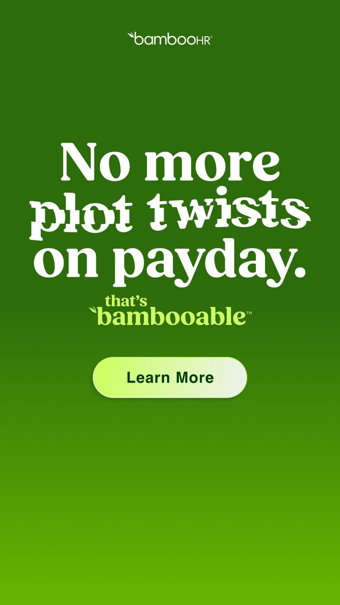 BambooHR: One Platform. One Payday.
