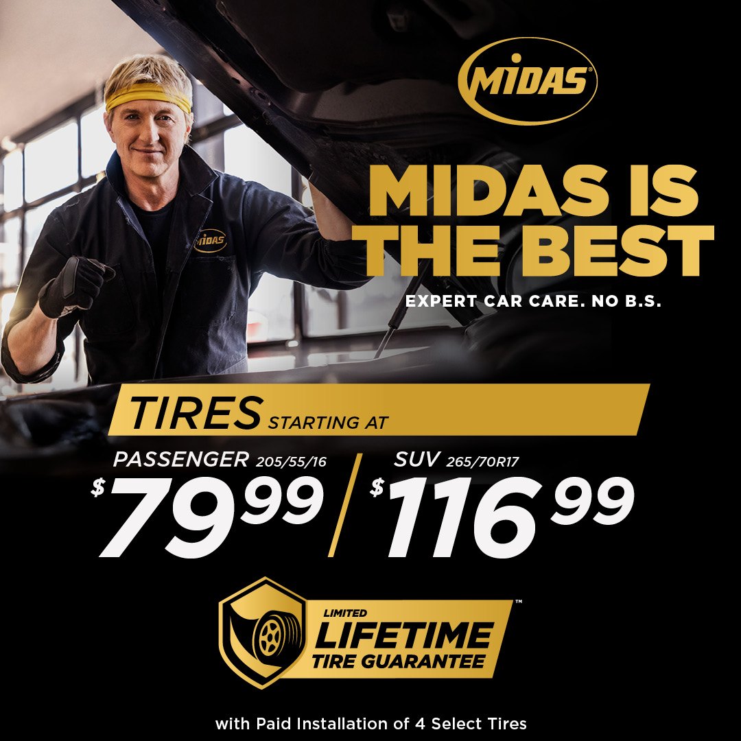 Midas: Tires built to last