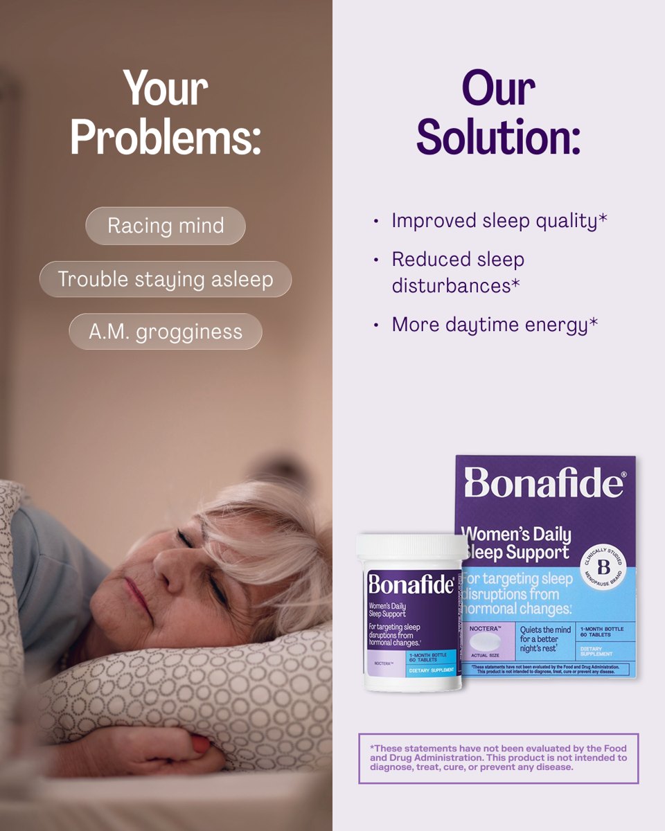 Bonafide: Restore your night. Restore your rest.