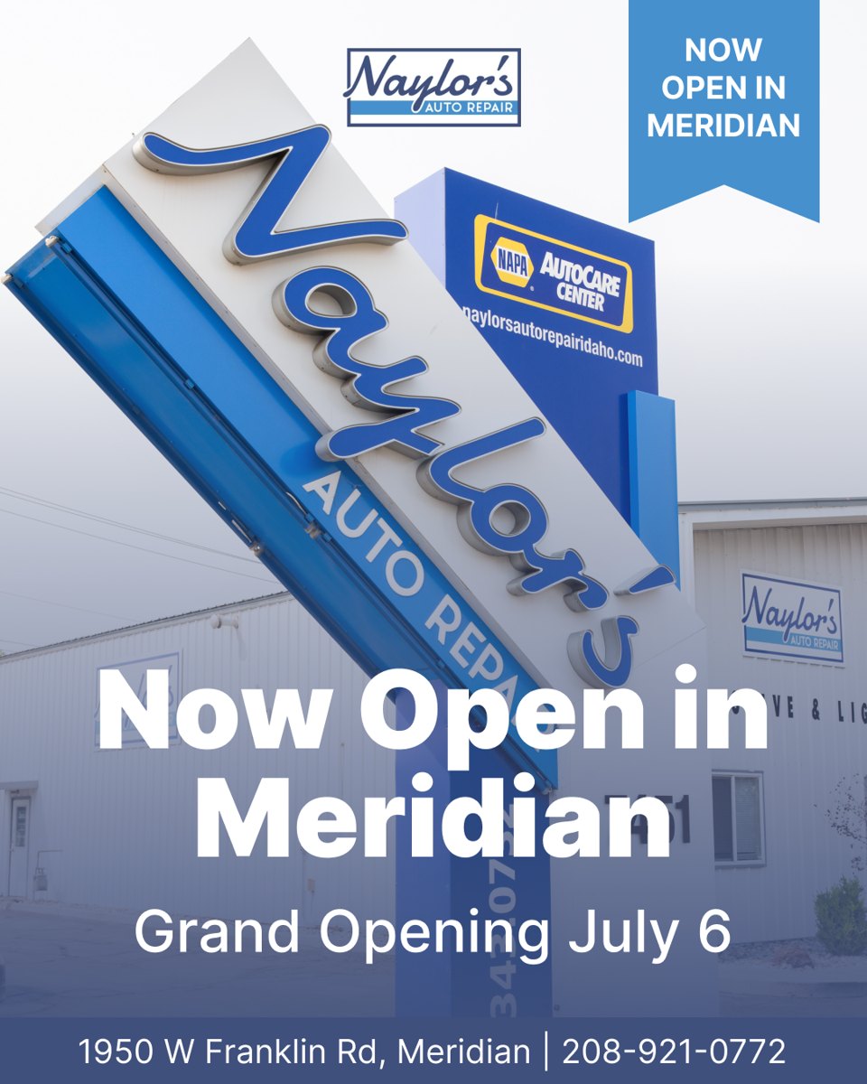 Naylor's Auto Repair: New in Meridian