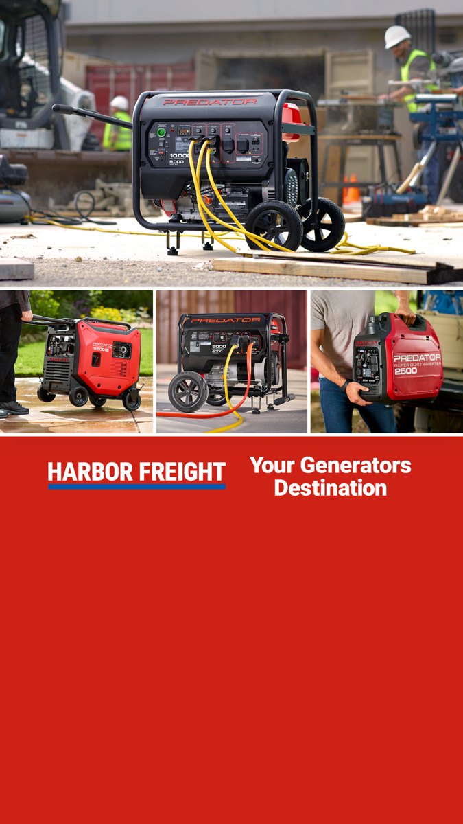 Harbor Freight: Predator Generators