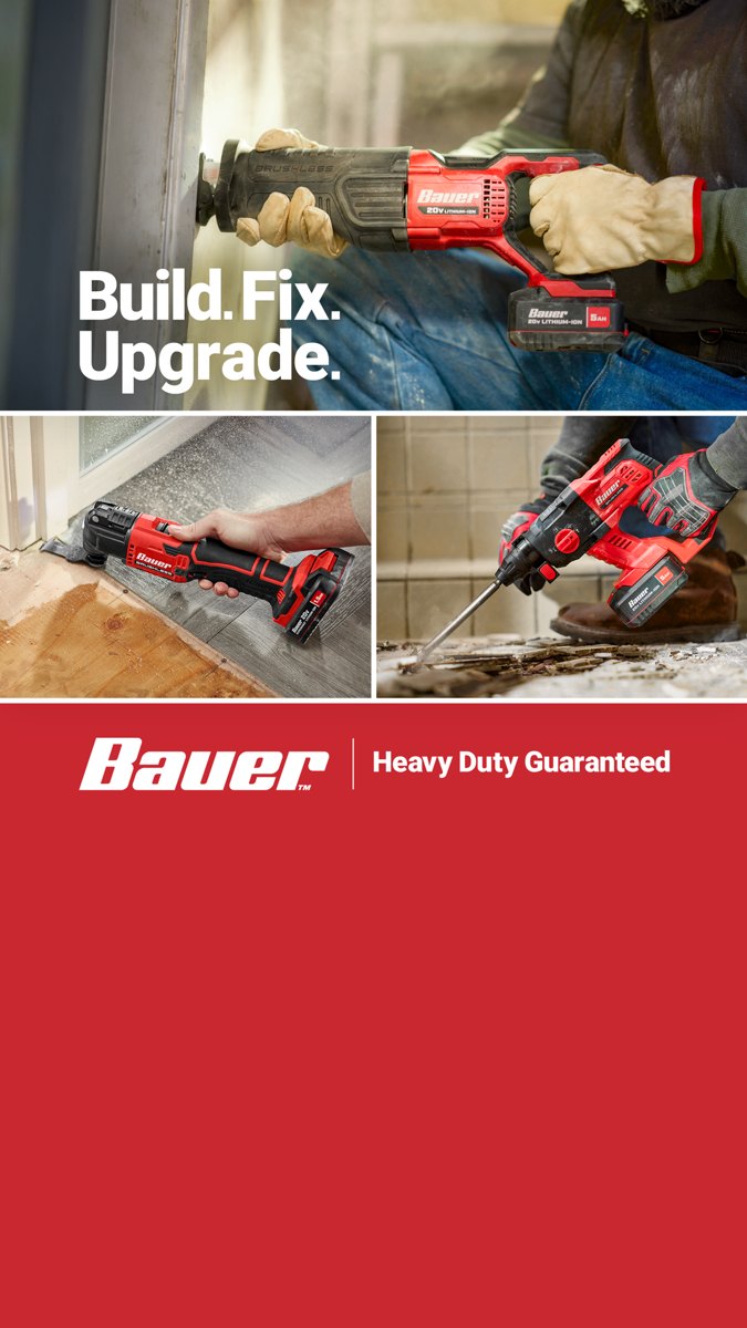 Harbor Freight: Bauer Power Tools