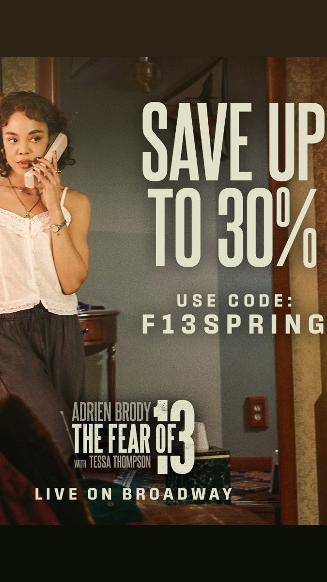 Fear of 13 Broadway: Buy Early & Save