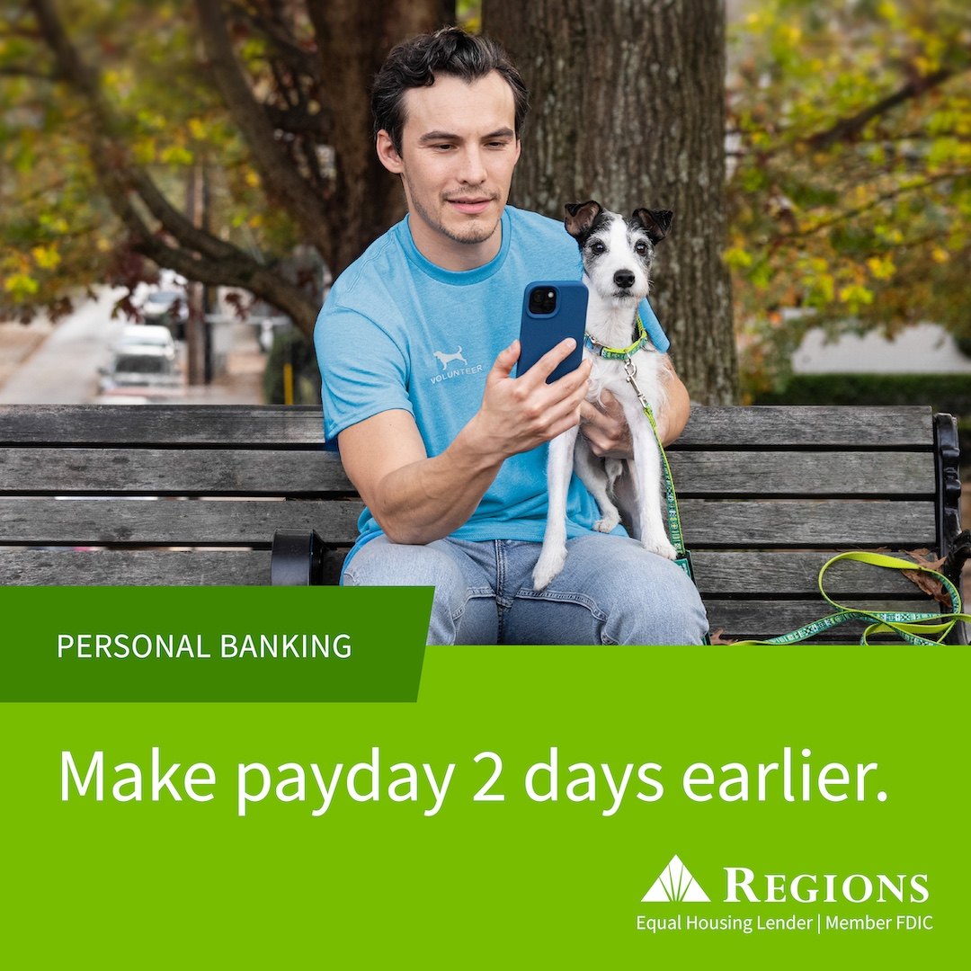 Regions Bank: Get Paid Extra Early