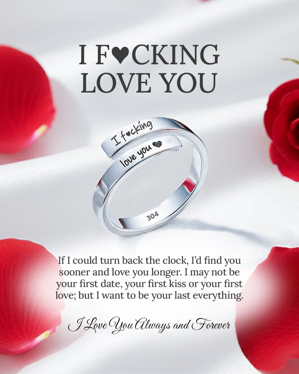 Hope Rings: I F♡cking Love You Ring