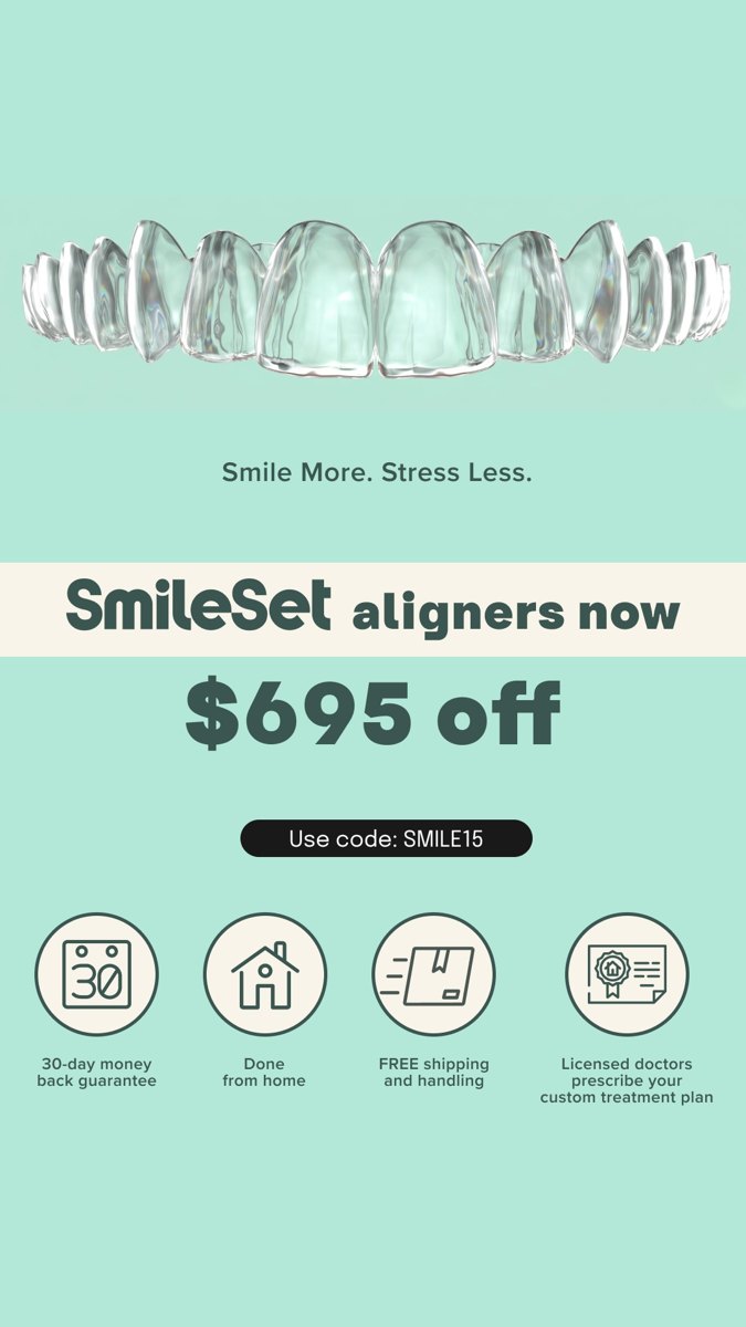 SmileSet: Transformation from the comfort of your home.